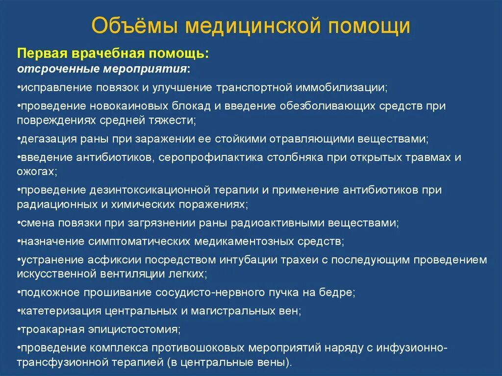 Какие основные мероприятия первой помощи. Объем медицинской помощи. Объем оказания медицинской помощи. Объем оказания первой помощи. Объем первой врачебной помощи.