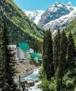 Красивые виды домбая