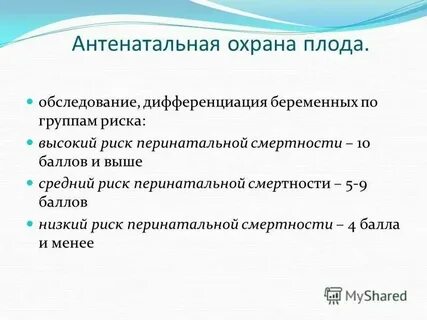 Антенатальная смертность