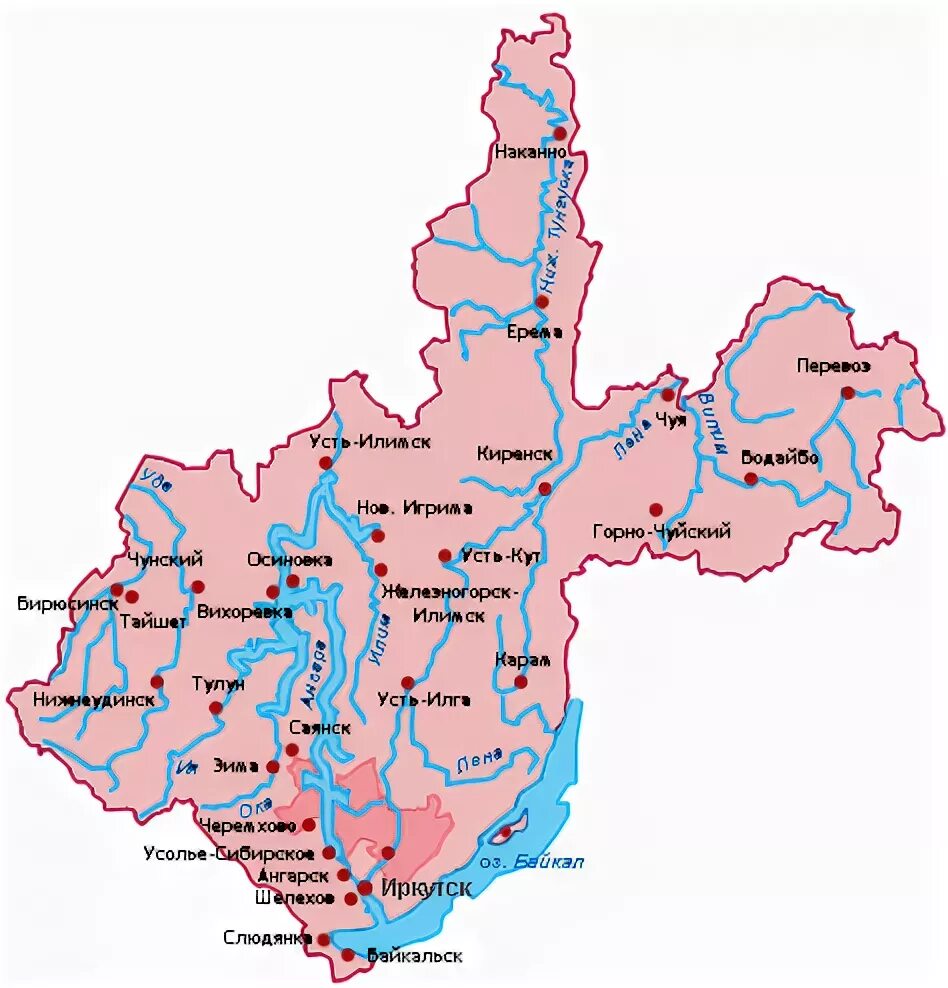 Карта иркутской области подробная с дорогами. Карта Иркутской области. Карта Иркутской области с городами. Реки Иркутской области на карте. Карта Иркутской области реки и водоемы.