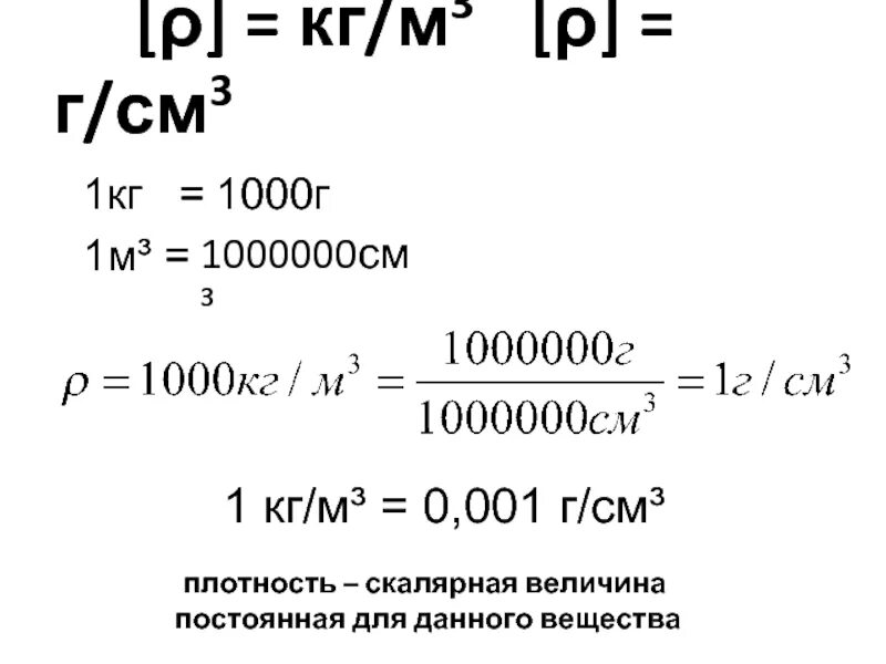 1 6 г см3 в кг