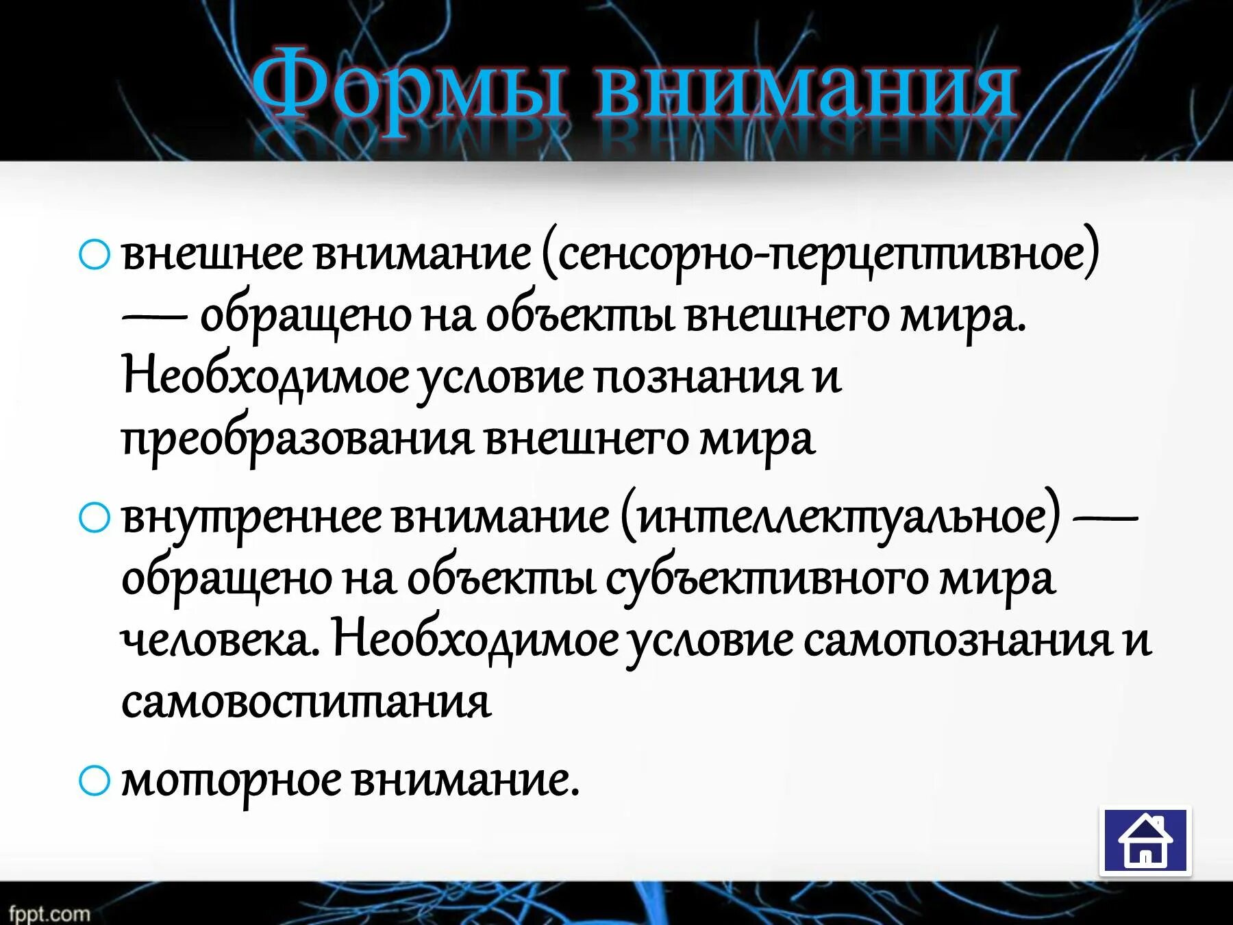 Внешним вниманием называется