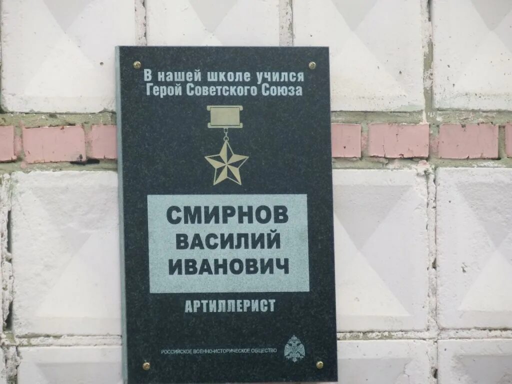 Памятные доски героям советского союза