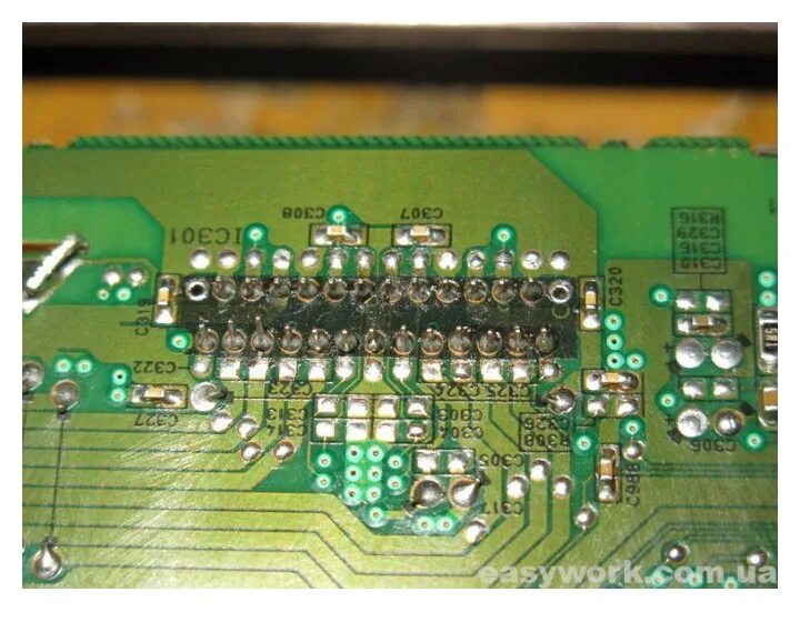 Miswiring check wiring then pwr on