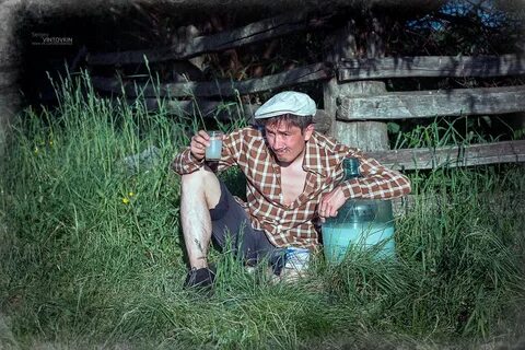 Пьяные деревенские