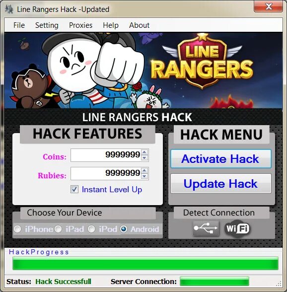 Cheats rangers. Line rangers.