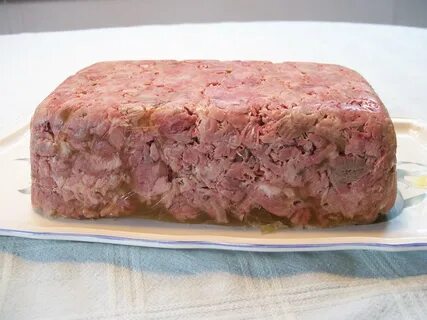 Рецепт прессованного мяса свиных голов
