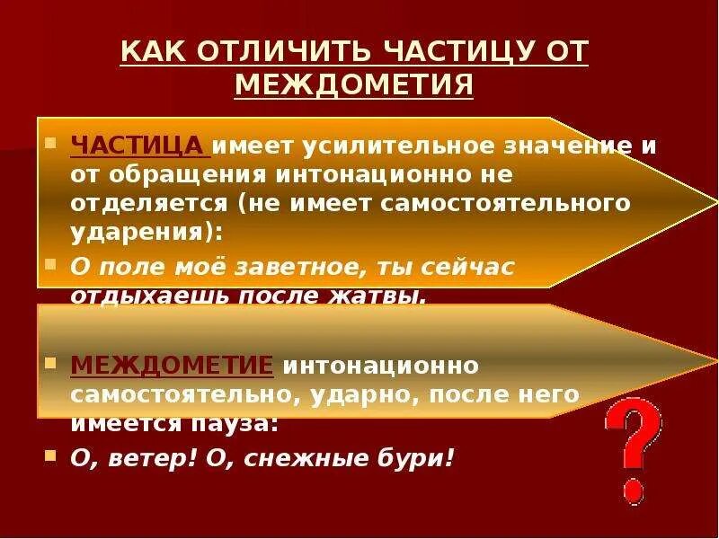 Как отличить б. Отличие междометия от частицы. Частица о и междометие о как отличить. Как различить междометие и частицу. Отличие междометий от частиц таблица.