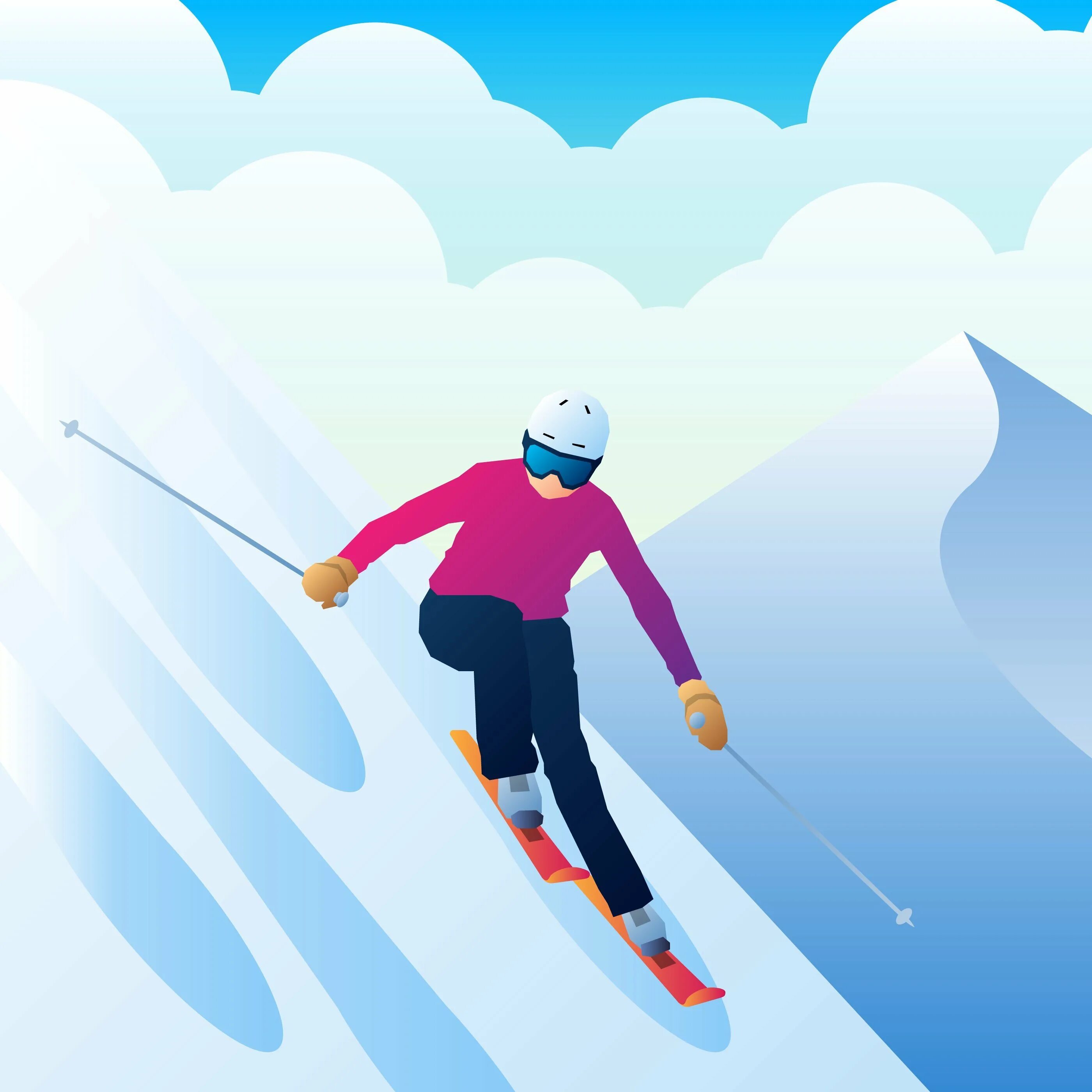 Образ лыжника. Горы лыжник вектор. Лыжник. Картина лыжники. Лыжные гонки арт.