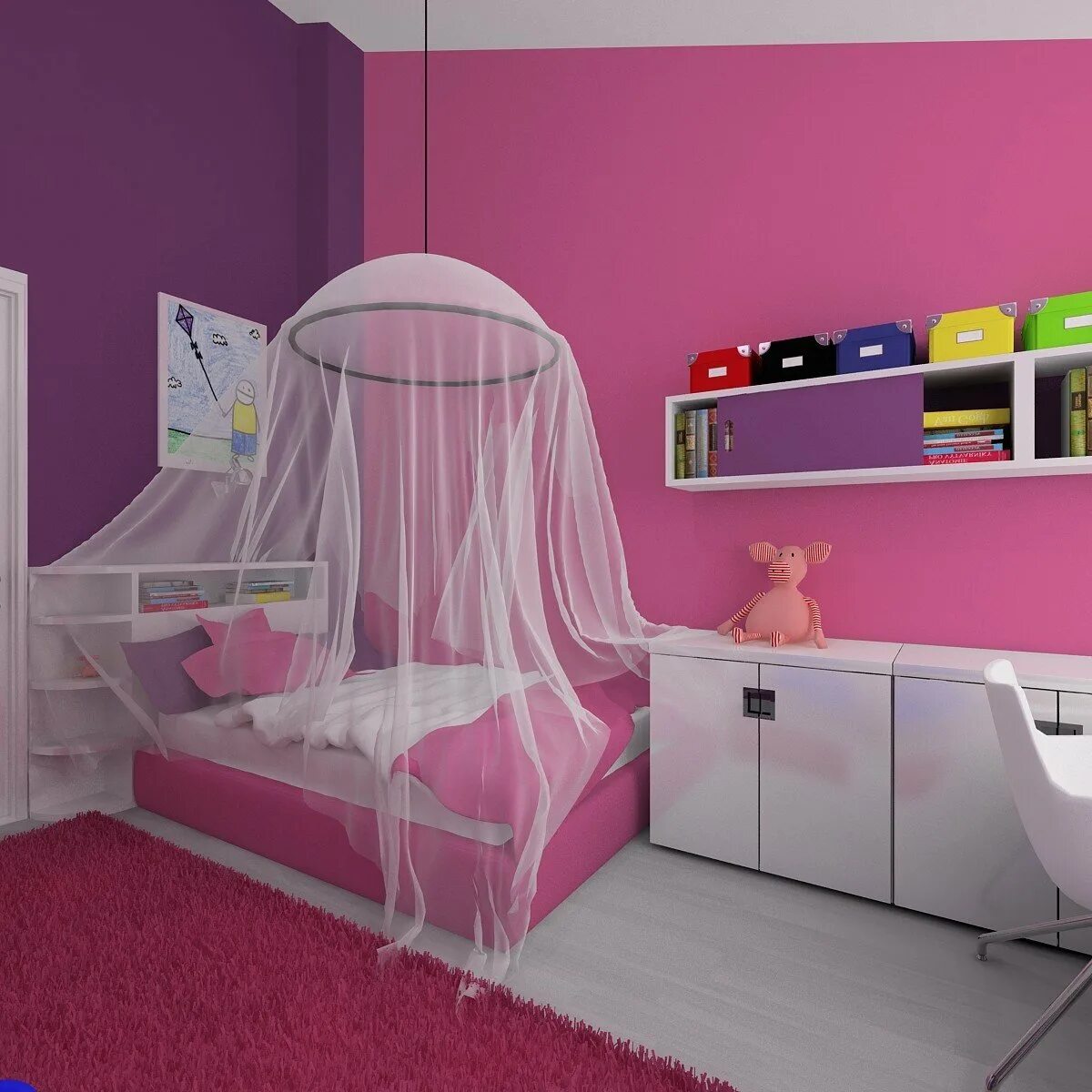 Fun Teen Girl Bedrooms (Design Ideas) Teenage girl bedroom designs, Girl bedroom