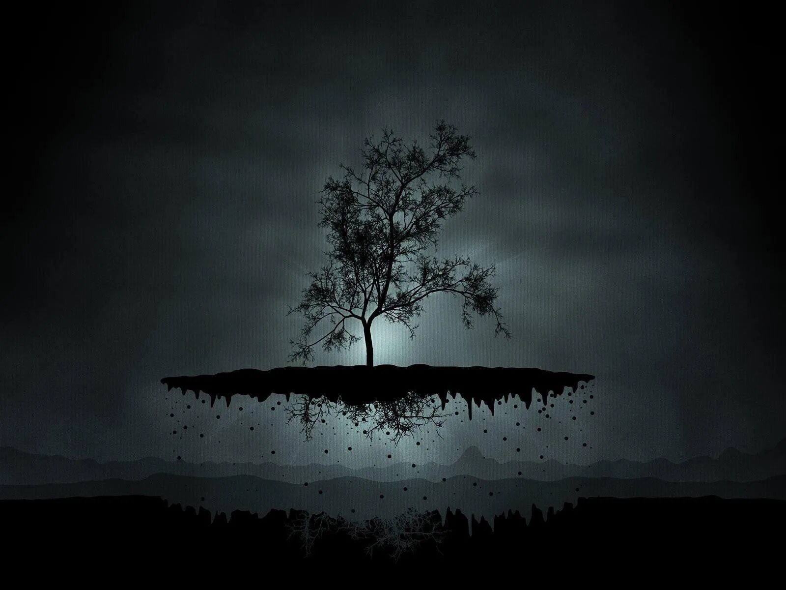 Мрачное дерево. Мрачные картины природы. Природа в темных тонах. Темный пейзаж. Мрак мрачный
