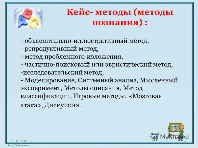 Репродуктивные объяснительно иллюстративные эвристические исследовательские