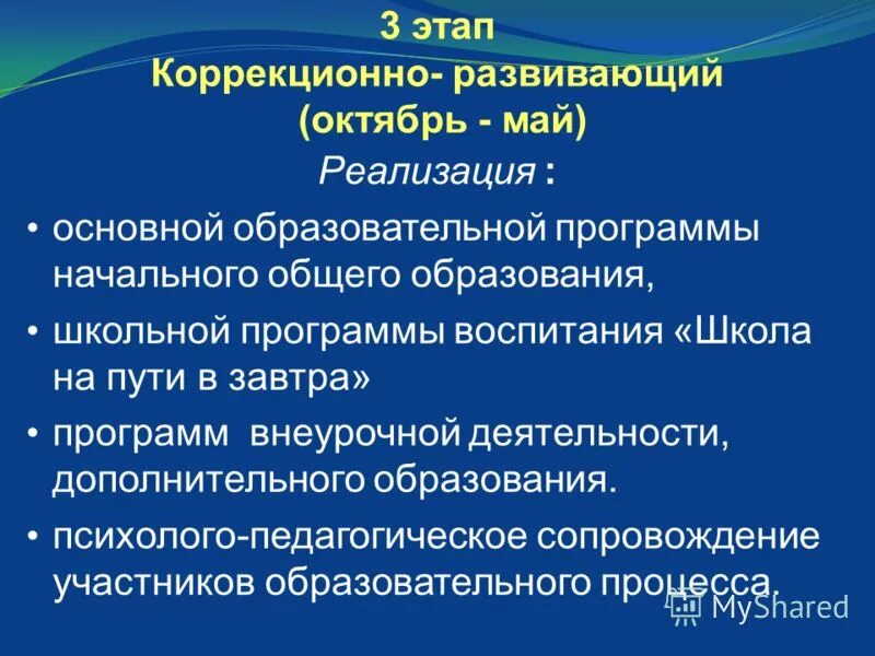 Этапы коррекционно развивающего обучения. Три программы коррекционно развивающей. этапы коррекционно-развивающей работы. основной этап (коррекционно-развивающий). направления деятельности. этап коррекционно-развивающего обучения..