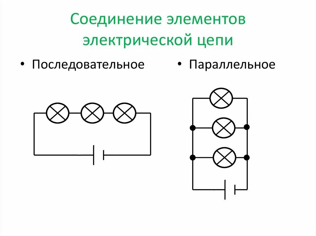 Как соединить 4 лампы