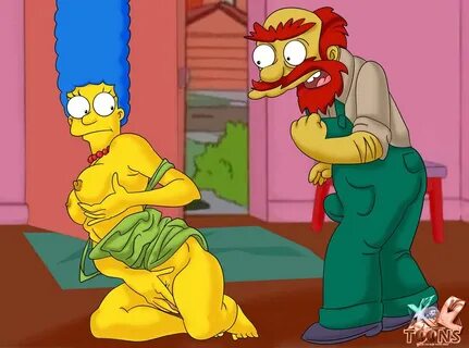 Homer cheating on marge