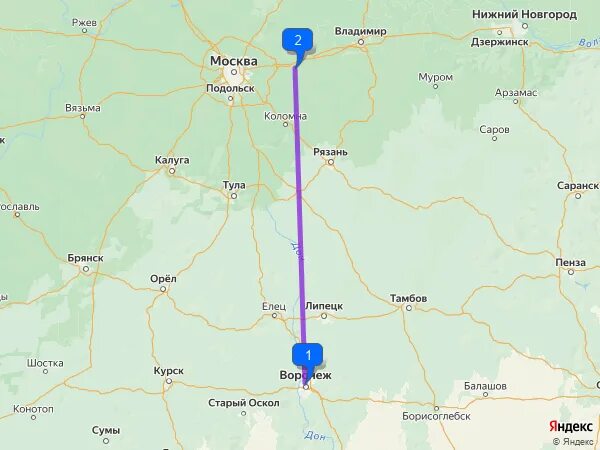 Расстояние малоархангельск