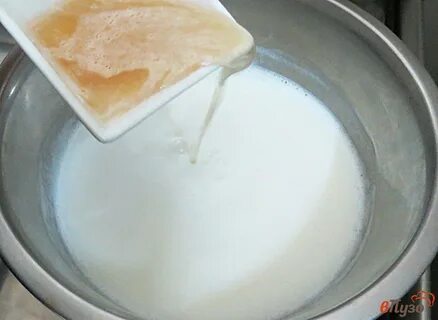 Молоко с желатином