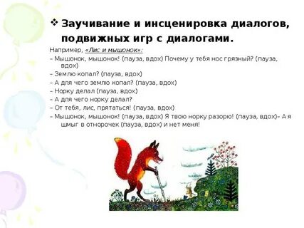 Инсценировка диалогов
