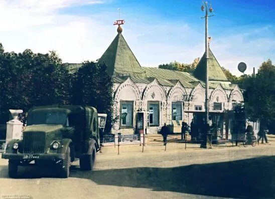 Перекрёсток ул. Ленинградская и ул. Гагарина - Retro photos