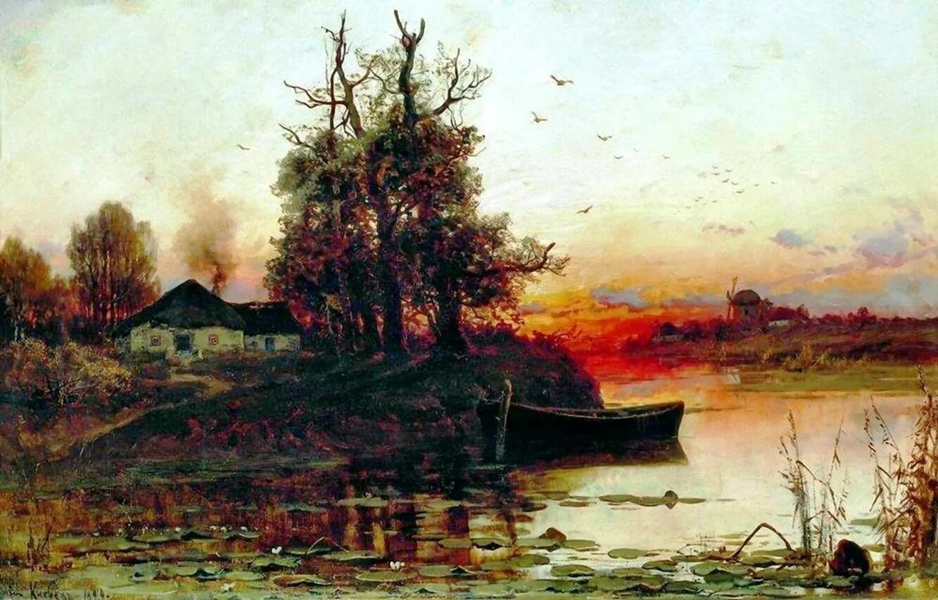 Пейзаж в художественном произведении. Художник ю. ю. Клевер (1850–1924).