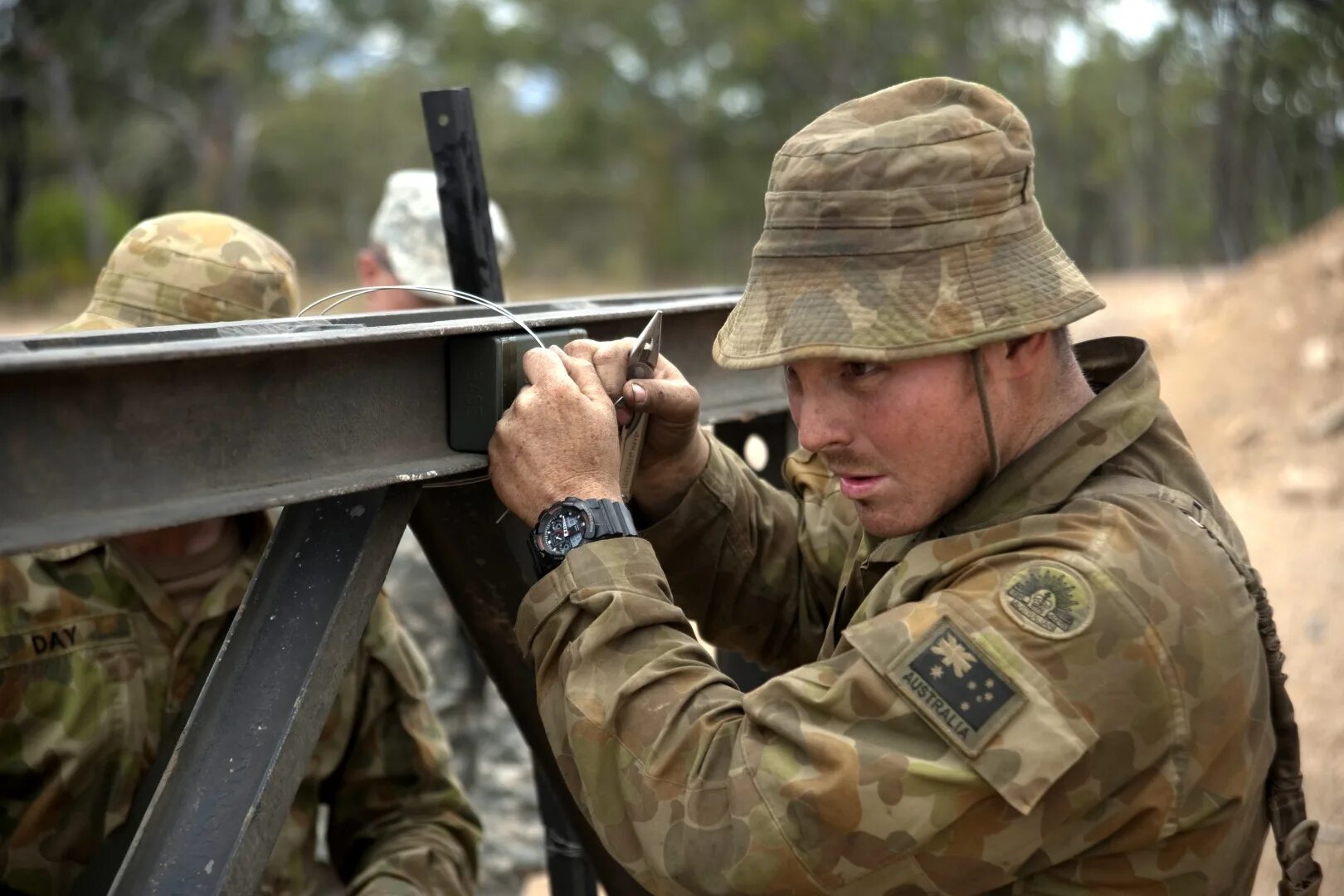 Австралийские солдаты. Силы обороны Австралии. Австралийская армия. Солдат Австралии. Событие военная тревога