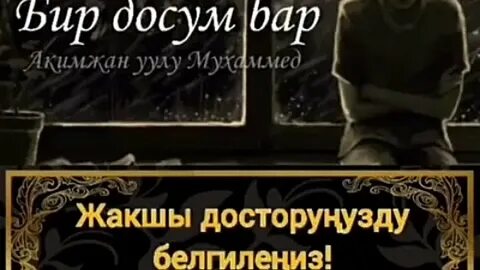Бир досым бар
