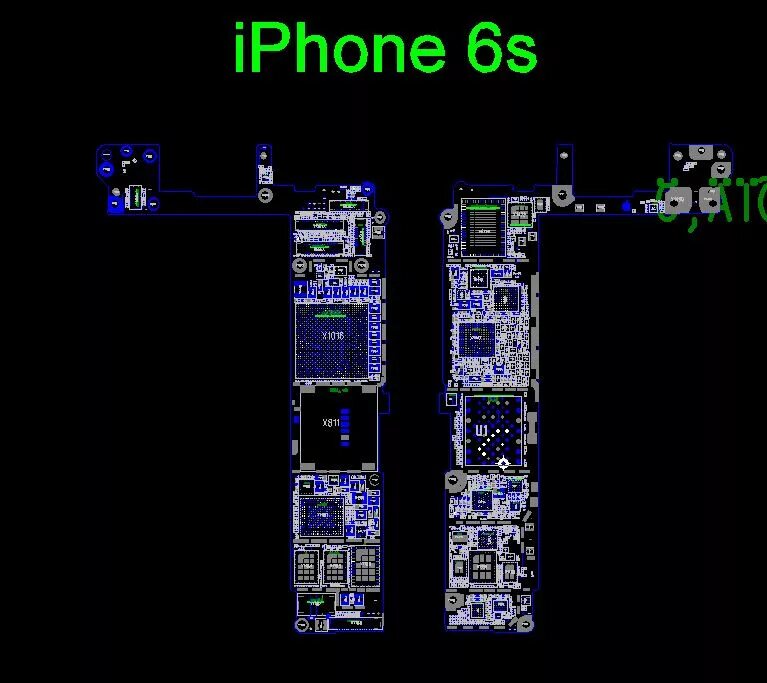 iPhone 5s Logic Board Schematic Iphone 5s, Iphone, Captain america