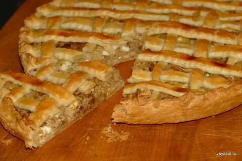 Рецепт пирога с капустой песочное тесто