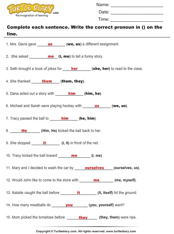Complete the correct answers. Objective pronouns упражнения. Pronouns in English Grammar exercises. Objective pronouns exercises. Object pronouns в английском упражнения.