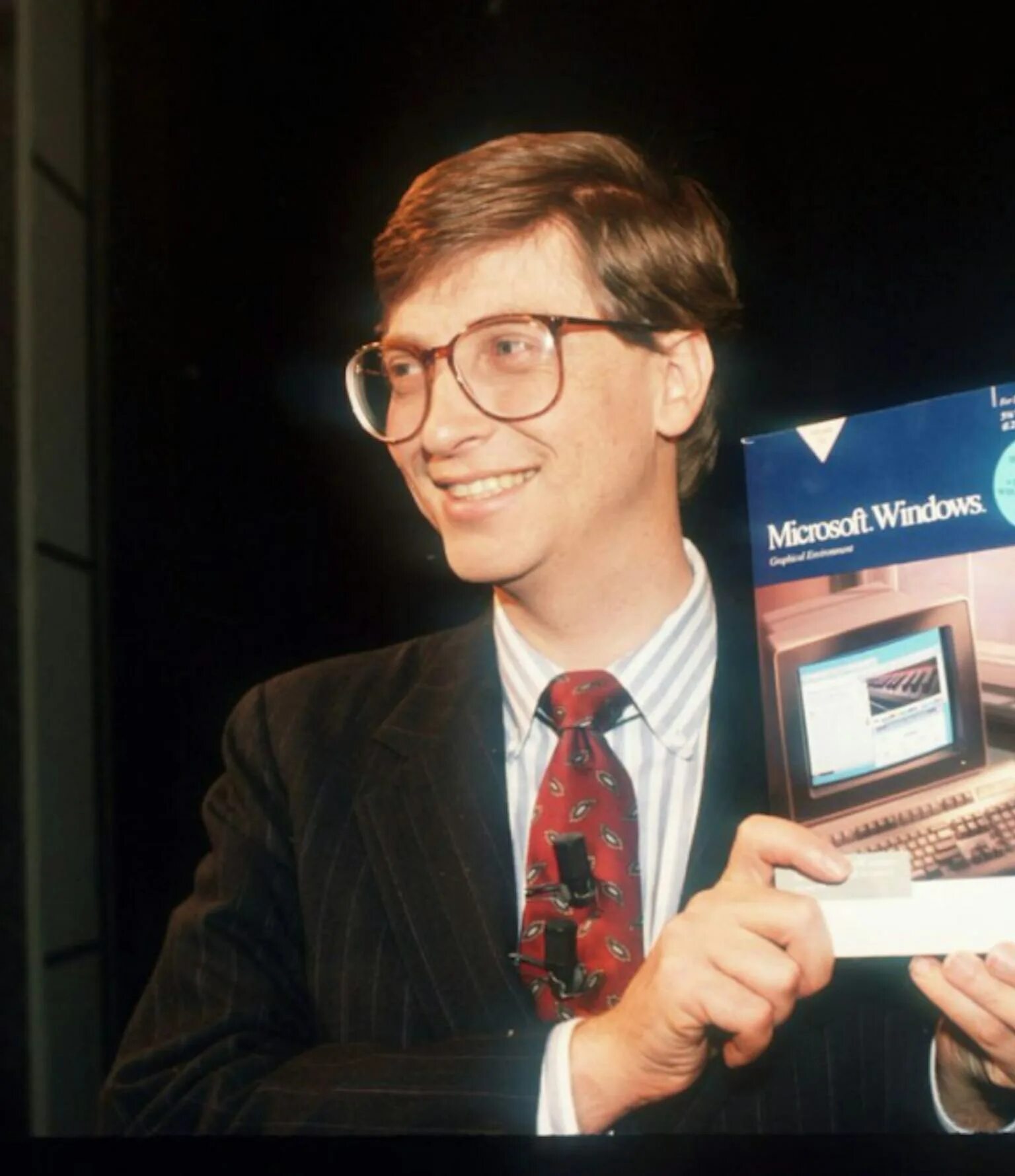 When he found microsoft