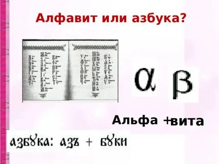 Презентация первая азбука