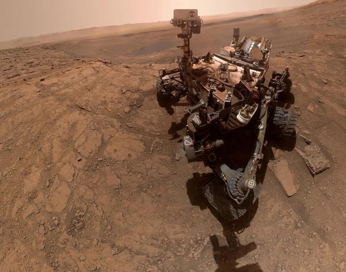 Скачать обои Марс, марсоход, Curiosity, Кьюриосити, раздел космос в разрешении 1