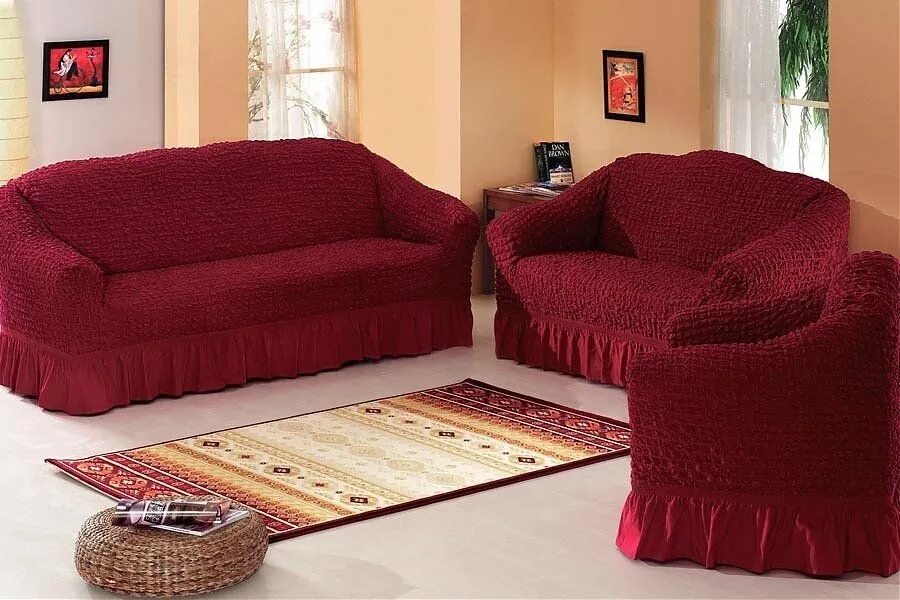 Накидки на диван и кресла на резинках. Диван и кресло комплект. Диван два кресла дивандек. Набор чехлов для дивана и кресел. Atmosphere honey кресло.