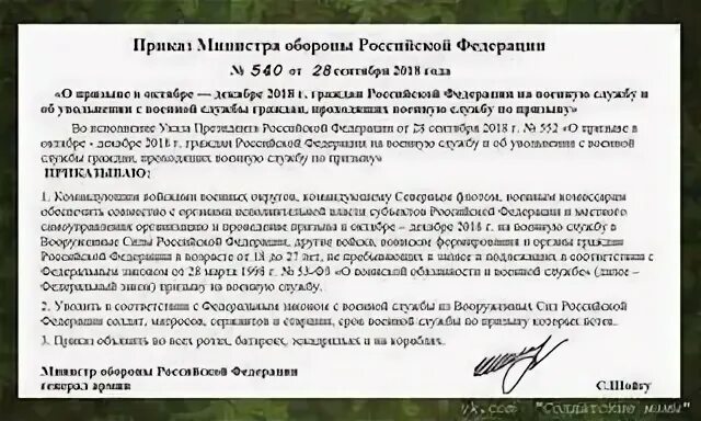1 августа 2024 приказ