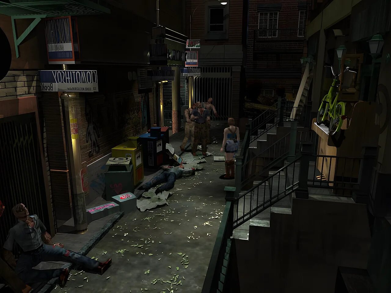 Resident Evil 3 Nemesis 1999 локации.