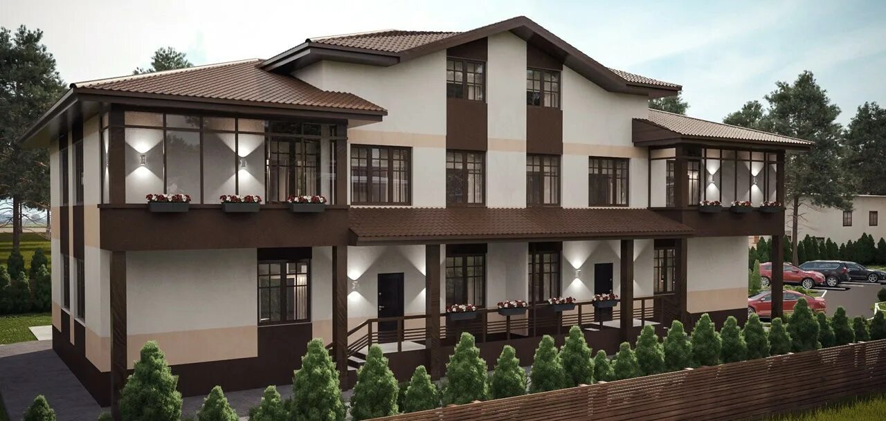 коттедж на 4 семьи. двухэтажные многоквартирные дома. проект на 4 семьи. таунхаусы проекты домов. проект на 4 семьи.