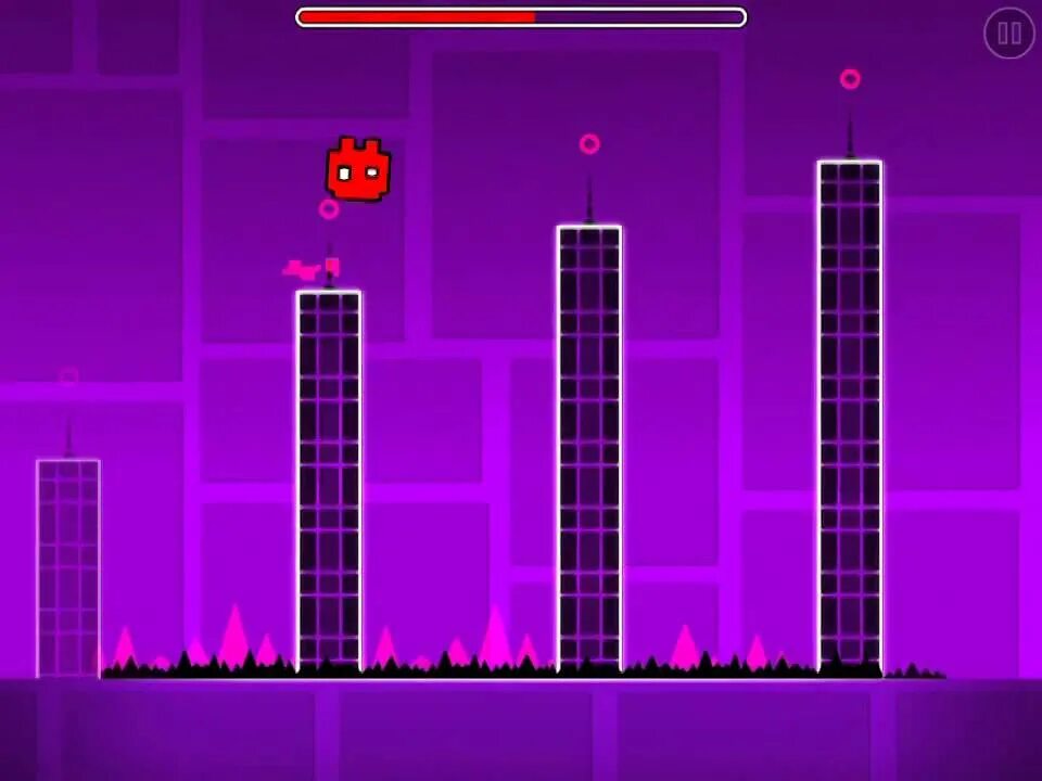 1 уровень в geometry dash. Stereo Madness Geometry Dash. GD stereo Madness. Геоми три деш 2.2. Veriti геометридаш.