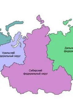 Карта федеральных округов москвы