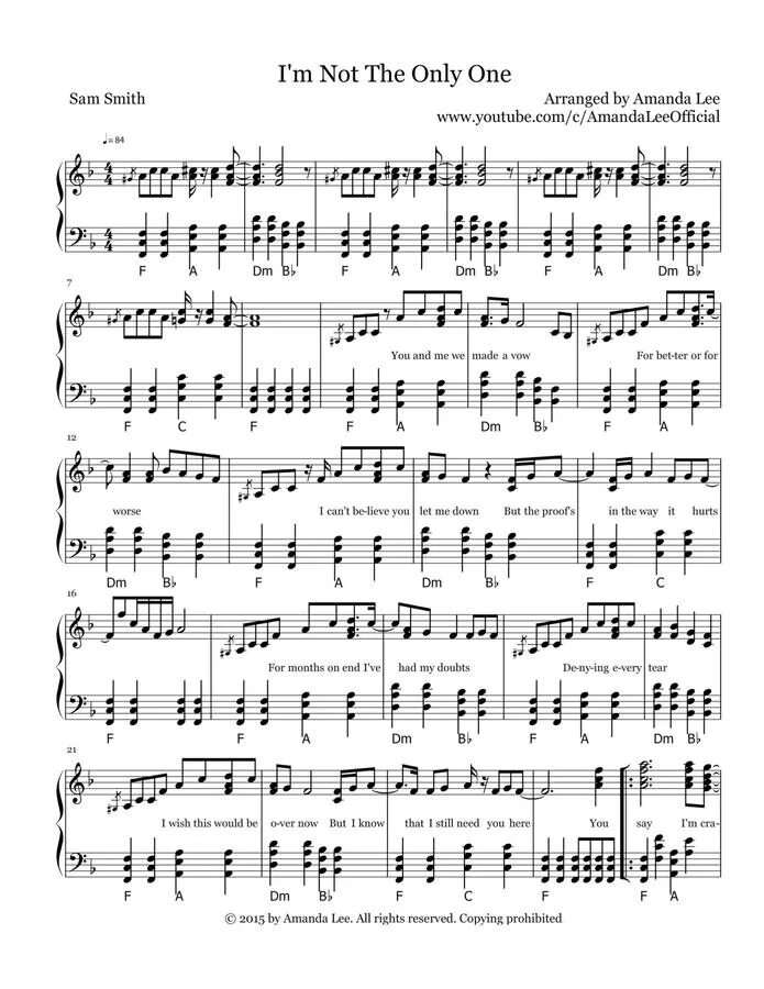 Сэм смит only one. Ноты Sam Smith i know i'm not the only one. I'M not the only one Ноты для фортепиано. Sam Smith i'm not the only one Ноты. I'M not the only one Ноты.