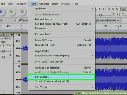 Added track