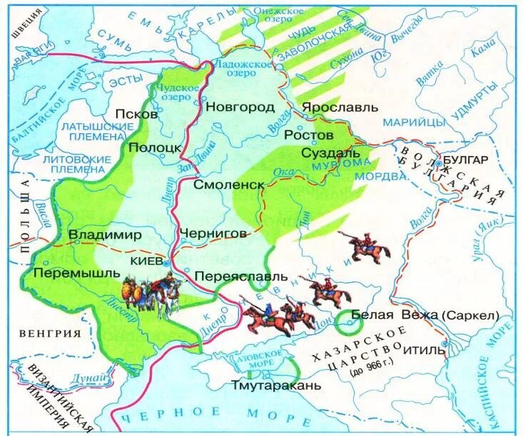 Псков на карте древней Руси. Карта древней Руси 9 век путь из Варяг в греки. Торговый путь из Варяг в греки карта Руси 9 век. Карта Руси путь из Варяг в греки. Образование киева и новгорода