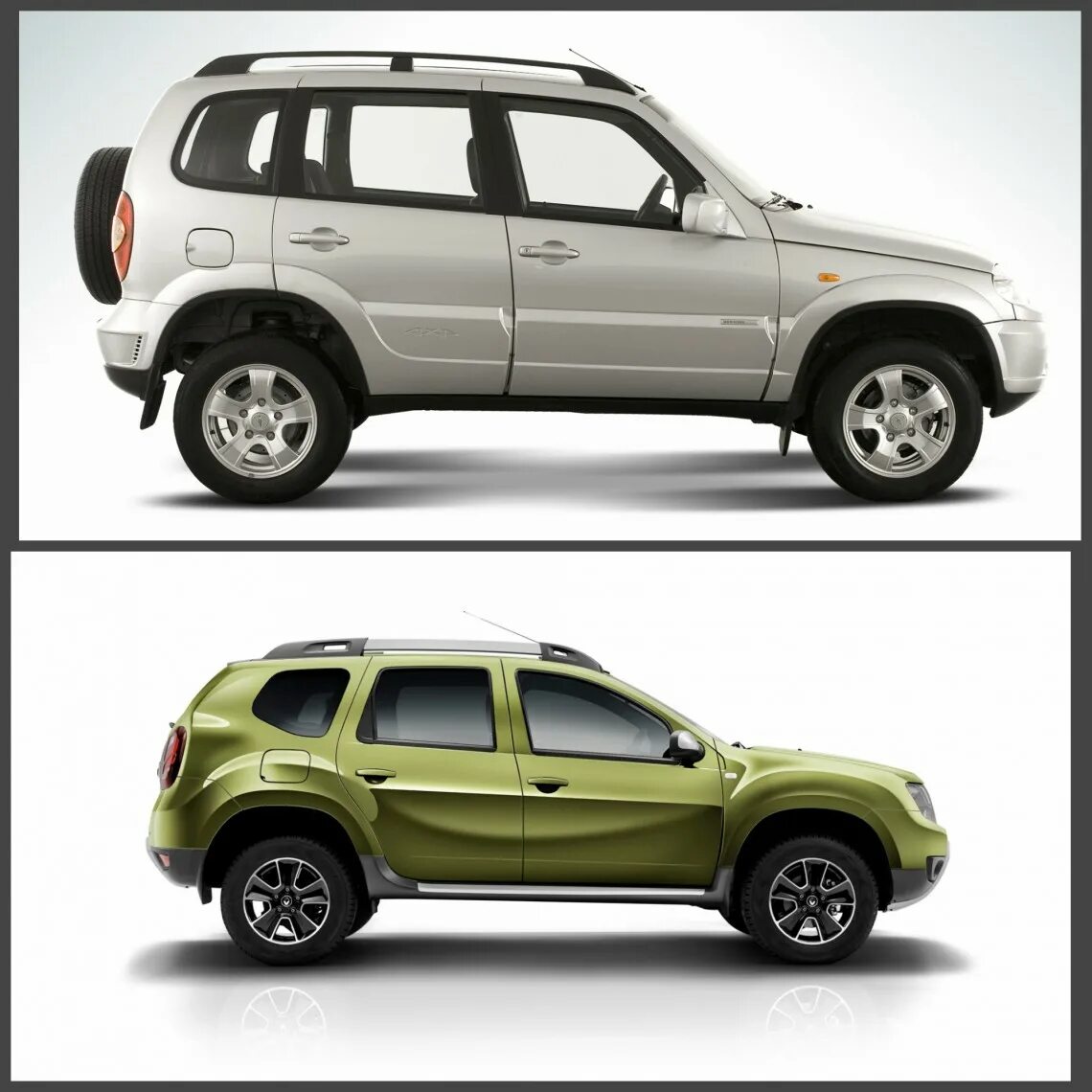 Renault Duster и Chevrolet Niva. Chevrolet Niva vs Renault Duster. Рено Дастер и Нива. Нива и нива шевроле сравнение