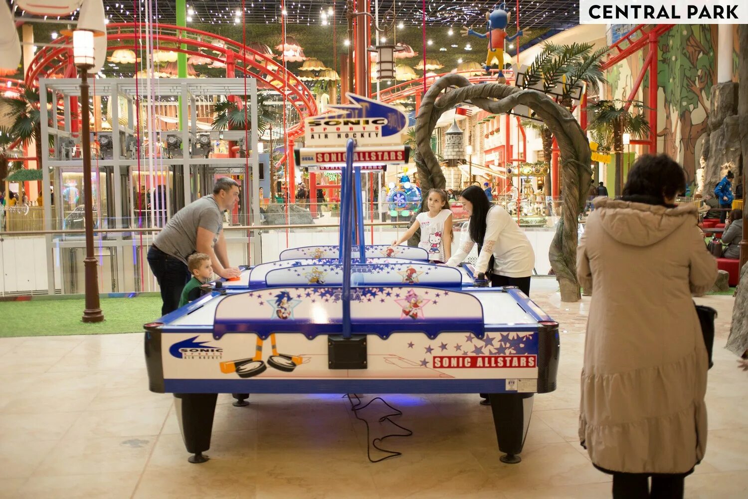 аттракционы под крышей