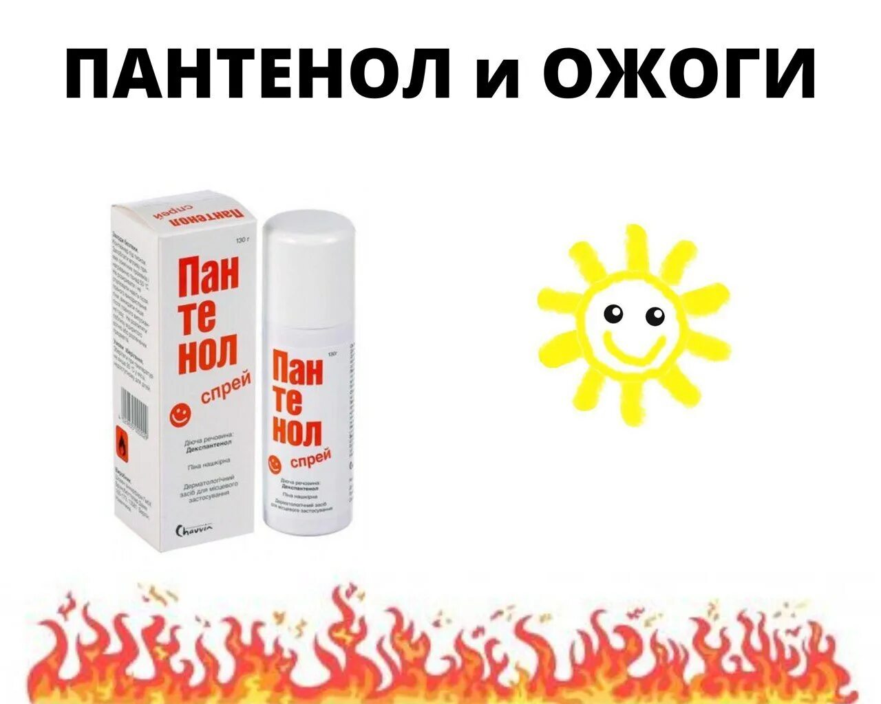 Как пользоваться пантенолом спреем при ожоге