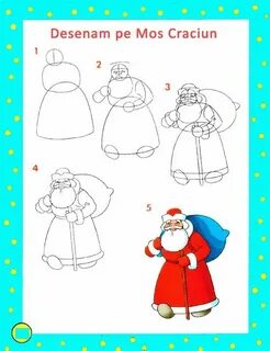 Рисунок деда мороза своими руками