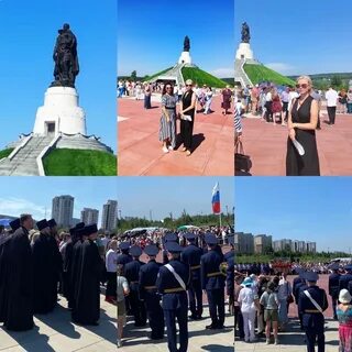 Открытие вечного огня в острове