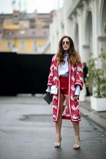Уличная мода в милане