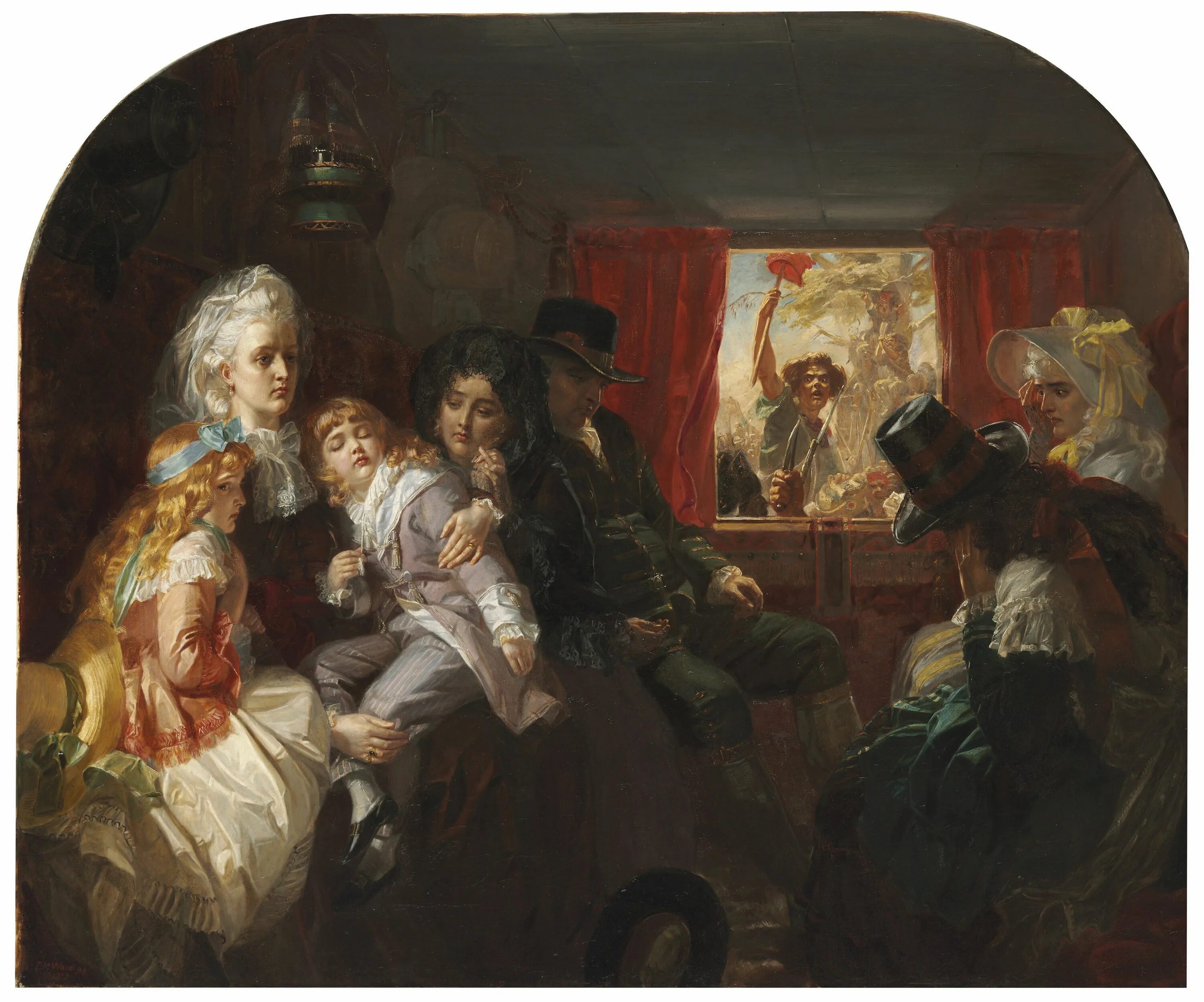 Картина 16. Edward Matthew Ward (1816-1879). Мария Антуанетта и Людовик 16 портрет. Эдвард Уорд Мария Антуанетта. Художник Эдвард Мэтью Уорд (Edward Matthew Ward).