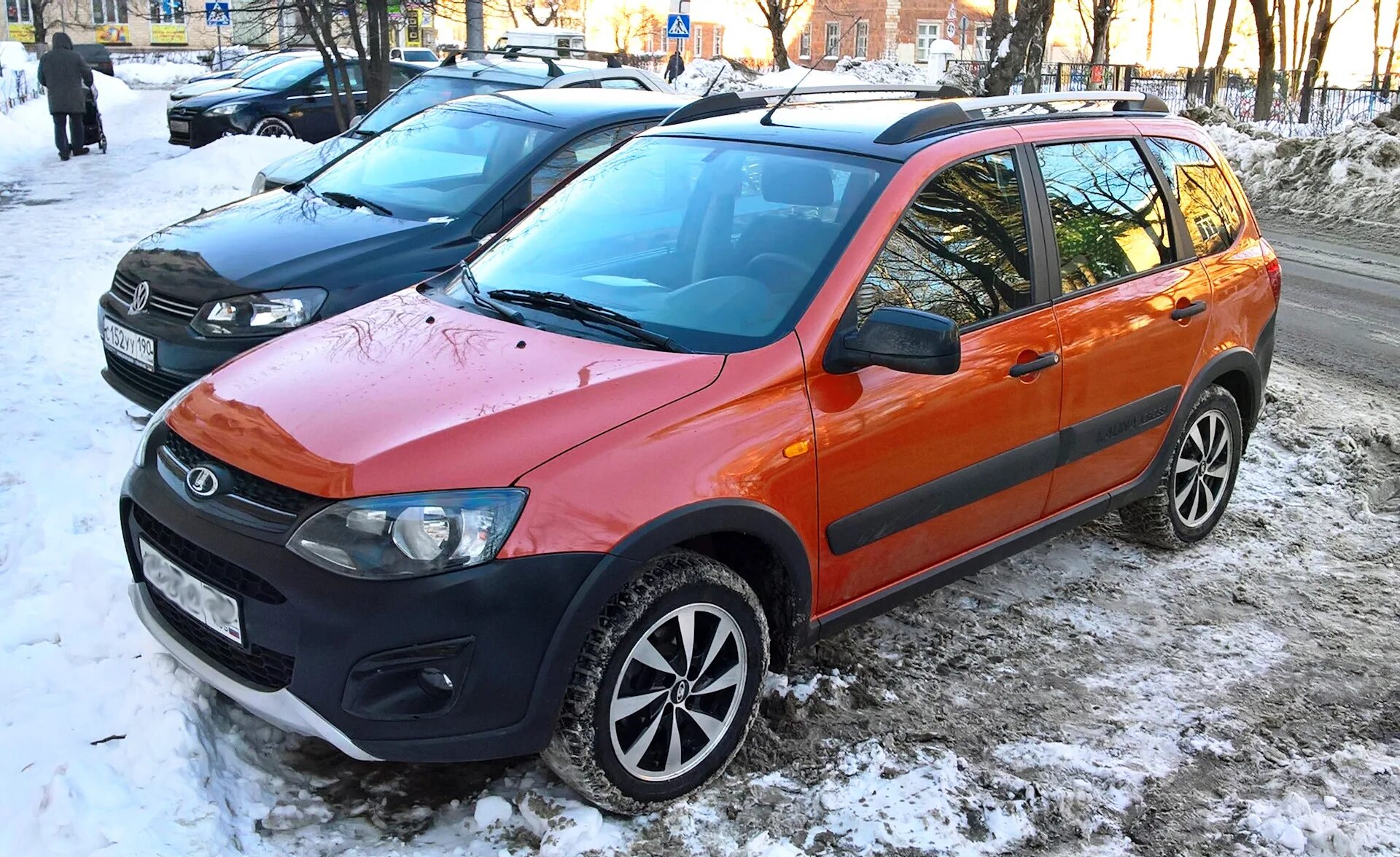 Калина кросс как снять Выключение магнитолы при постановке на охрану Lada Kalina Cross, 1,6 л, 2017 г