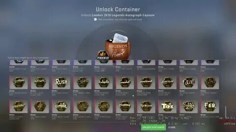 Autograph capsule